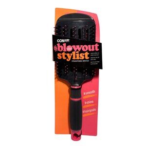 Conair Blowout Stylist Paddle Hairbrush With Straightening Bristles